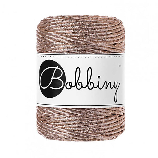 MACRAME CORDS REGULAR 3MM_METALLIC CHAMPAGNE