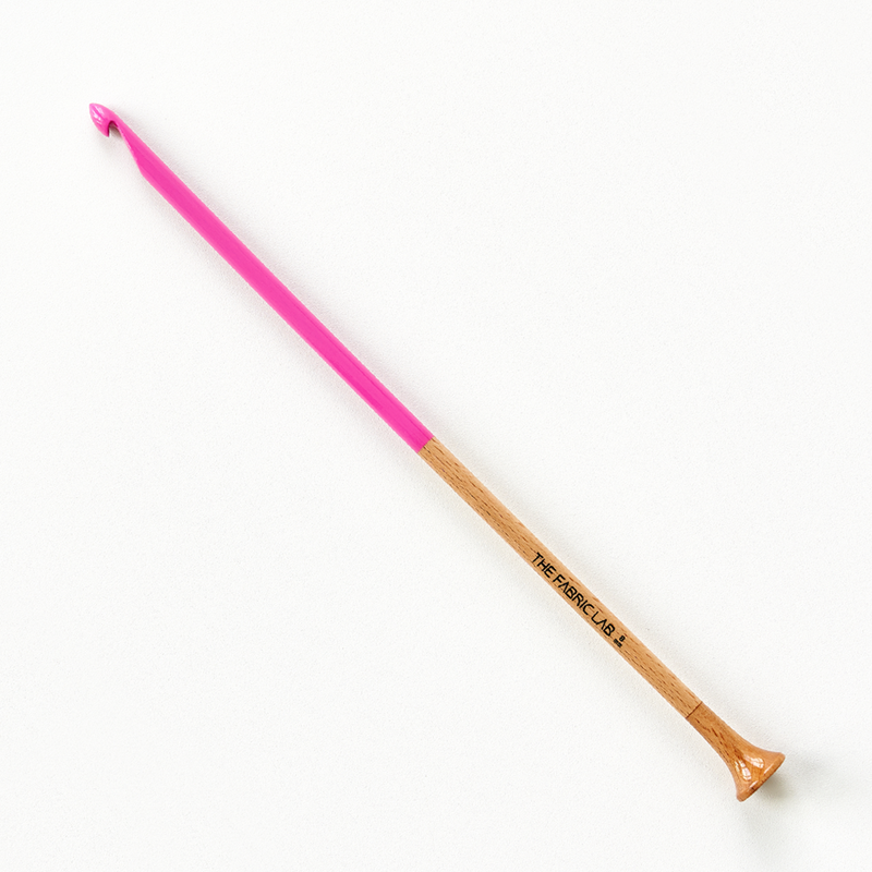 COLOR WOOD AFGHAN CROCHET HOOKS 30CM