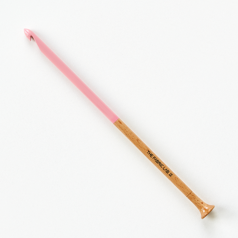 COLOR WOOD AFGHAN CROCHET HOOKS 30CM