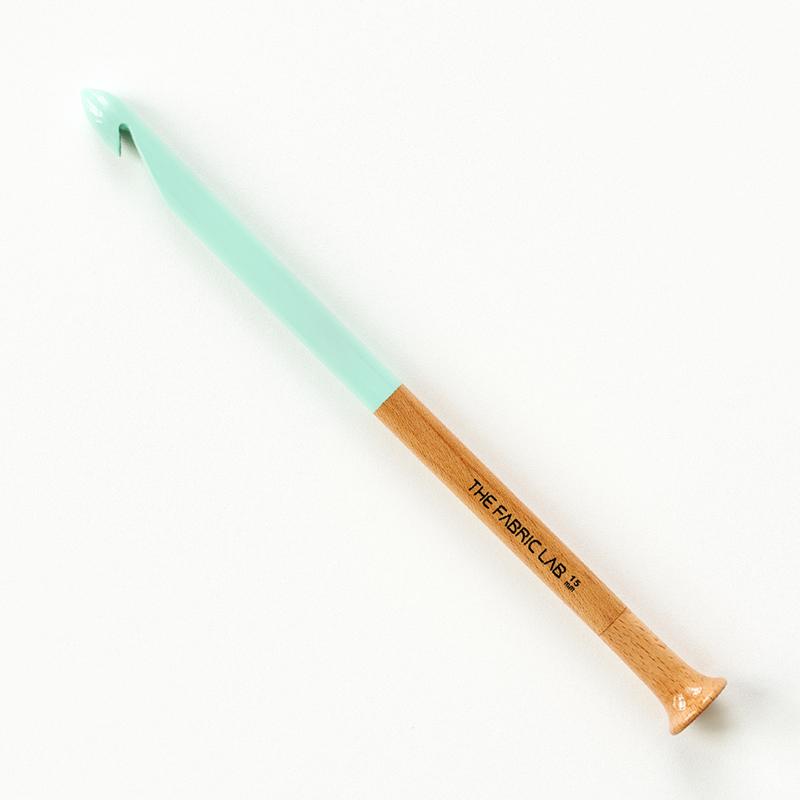 COLOR WOOD AFGHAN CROCHET HOOKS 30CM