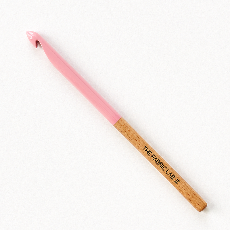 COLOR WOOD CROCHET HOOKS 20CM