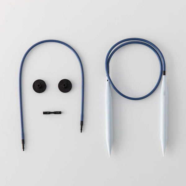DENISE INTERCHANGEABLE  2CORD KNITTING SINGLES SET