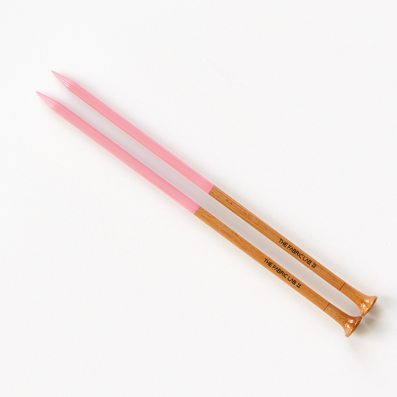 COLOR WOOD JUMBO KNITTING NEEDLES 35CM